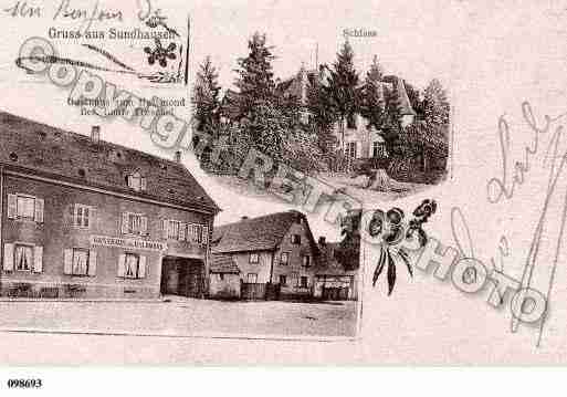 Ville de SUNDHOUSE, carte postale ancienne