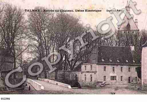 Ville de TALMAY, carte postale ancienne