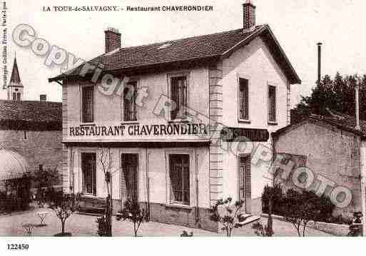 Ville de TOURDESALVAGNY(LA), carte postale ancienne