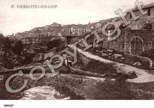 Ville de TOURRETTESSURLOUP, carte postale ancienne