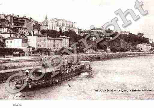 Ville de TREVOUX, carte postale ancienne