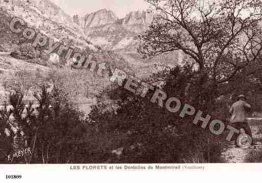 Ville de VACQUEYRAS, carte postale ancienne