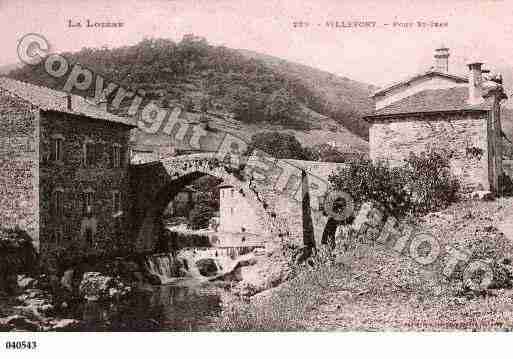 Ville de VILLEFORT, carte postale ancienne Ville de VILLEFORT, carte postale ancienne