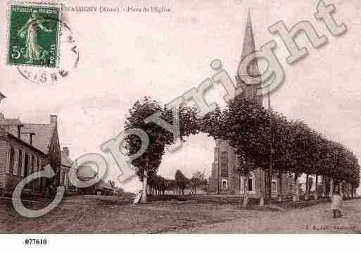 Ville de WASSIGNY, carte postale ancienne