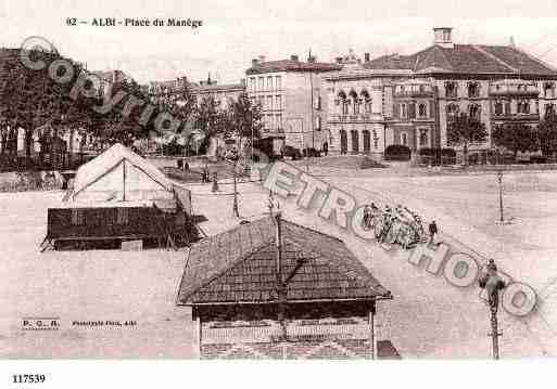 Ville de ALBI, carte postale ancienne