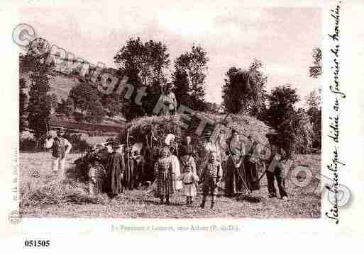 Ville de ARLANC, carte postale ancienne