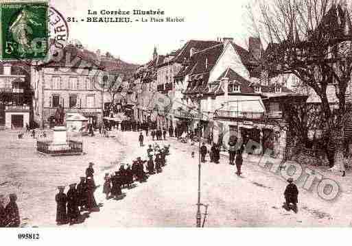 Ville de BEAULIEUSURDORDOGNE, carte postale ancienne