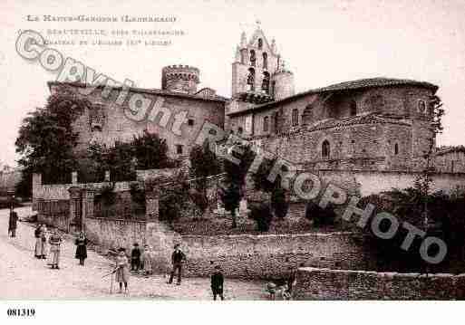 Ville de BEAUTEVILLE, carte postale ancienne