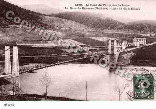 Ville de BEAUZAC, carte postale ancienne