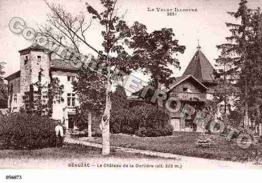 Ville de BEAUZAC, carte postale ancienne