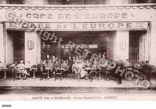 Ville de BIARRITZ, carte postale ancienne