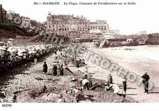 Ville de BIARRITZ, carte postale ancienne