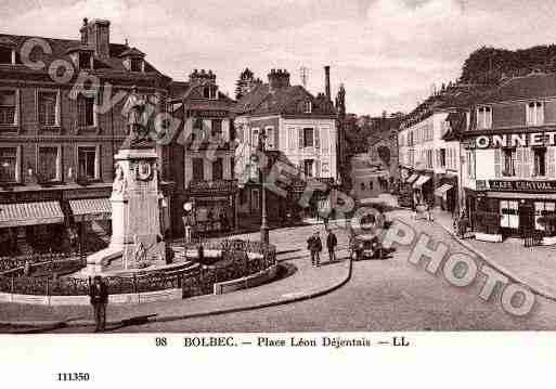 Ville de BOLBEC, carte postale ancienne