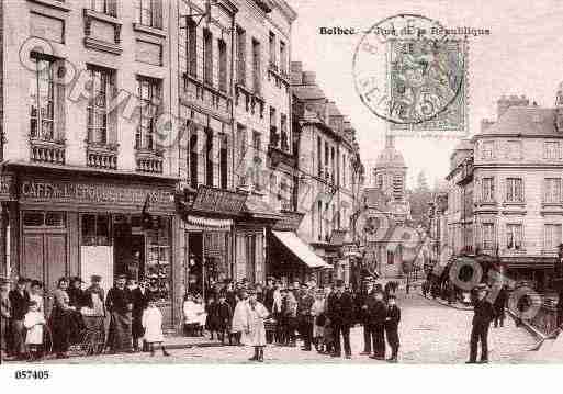 Ville de BOLBEC, carte postale ancienne