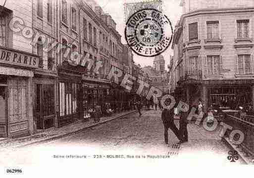 Ville de BOLBEC, carte postale ancienne