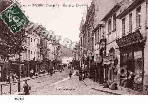 Ville de BOLBEC, carte postale ancienne