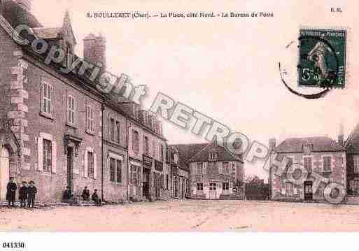 Ville de BOULLERET, carte postale ancienne