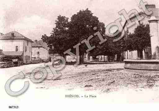 Ville de BRENOD, carte postale ancienne