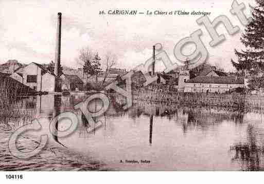 Ville de CARIGNAN, carte postale ancienne