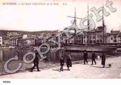 Ville de CASSIS, carte postale ancienne