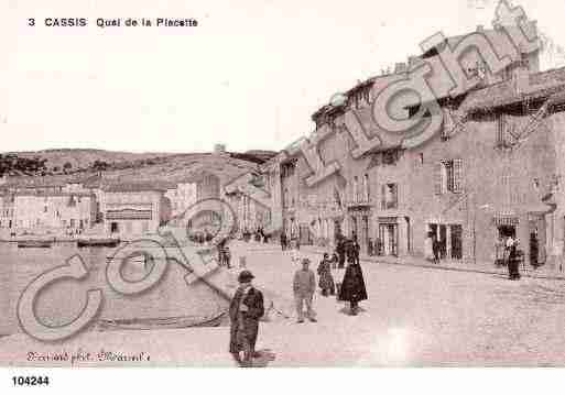 Ville de CASSIS, carte postale ancienne