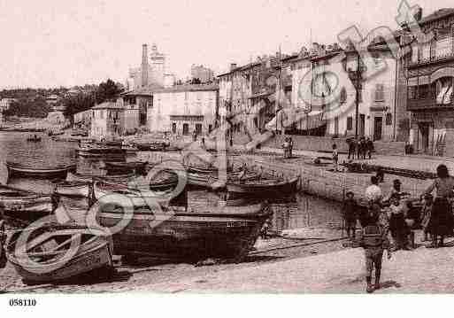 Ville de CASSIS, carte postale ancienne