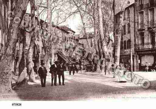 Ville de CERET, carte postale ancienne