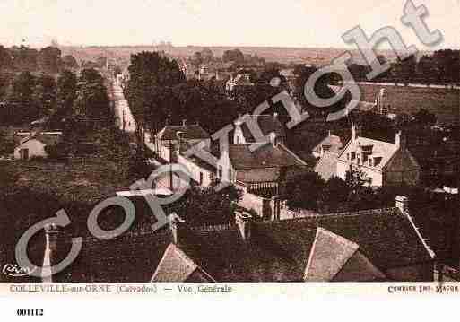 Ville de COLLEVILLEMONTGOMERY, carte postale ancienne