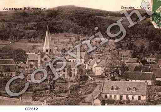 Ville de COMPAINS, carte postale ancienne