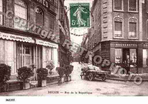 Ville de DECIZE, carte postale ancienne