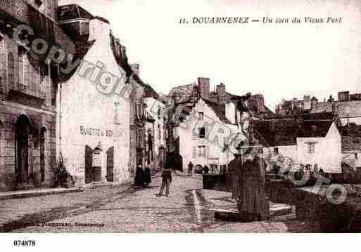 Ville de DOUARNENEZ, carte postale ancienne