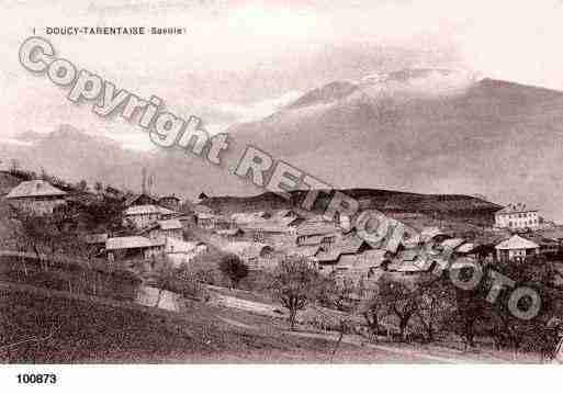 Ville de DOUCYTARENTAISE, carte postale ancienne