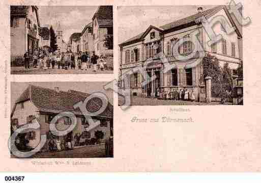 Ville de DURMENACH, carte postale ancienne