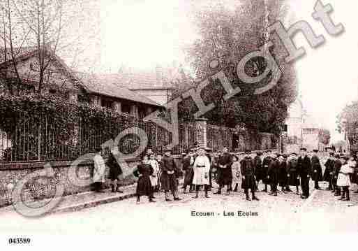 Ville de ECOUEN, carte postale ancienne