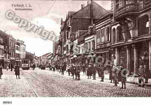 Ville de FORBACH, carte postale ancienne