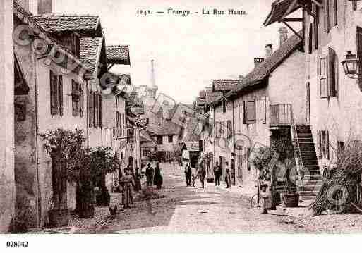 Ville de FRANGY, carte postale ancienne
