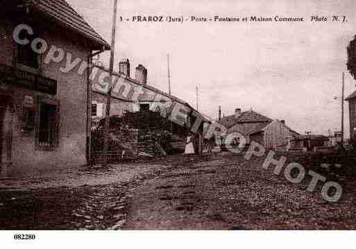 Ville de FRAROZ, carte postale ancienne