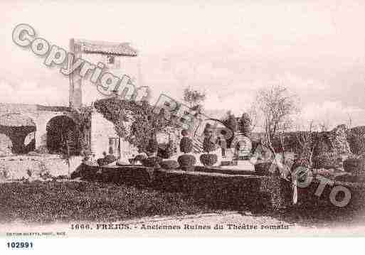 Ville de FREJUS, carte postale ancienne