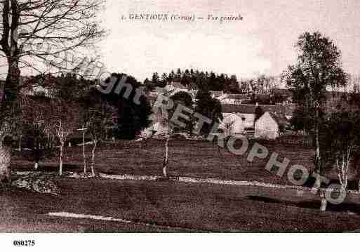 Ville de GENTIOUXPIGEROLLES, carte postale ancienne