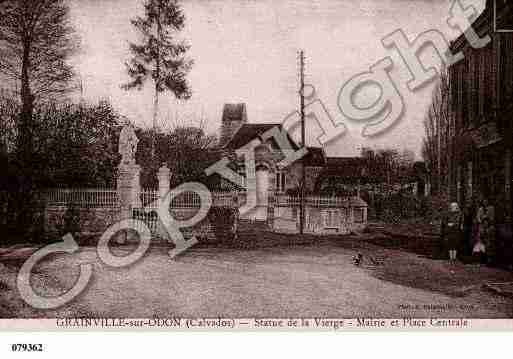 Ville de GRAINVILLESURODON, carte postale ancienne