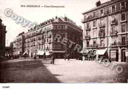 Ville de GRENOBLE, carte postale ancienne