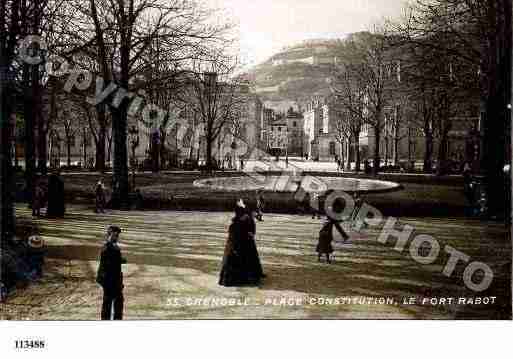 Ville de GRENOBLE, carte postale ancienne