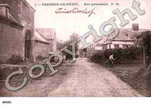 Ville de GRICOURT, carte postale ancienne