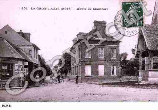 Ville de GROSTHEIL(LE), carte postale ancienne