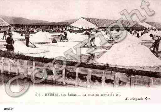 Ville de HYERES, carte postale ancienne Ville de HYERES, carte postale ancienne