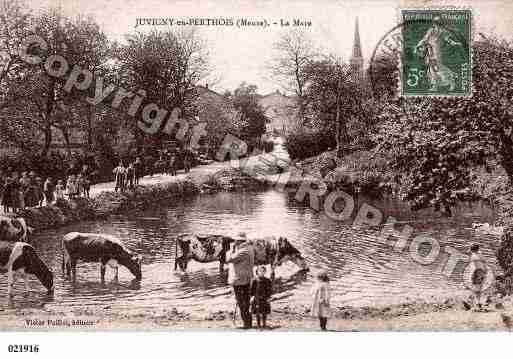 Ville de JUVIGNYENPERTHOIS, carte postale ancienne