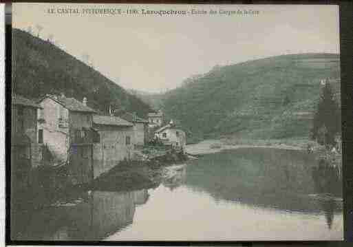 Ville de LAROQUEBROU, carte postale ancienne