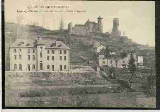 Ville de LAROQUEBROU, carte postale ancienne