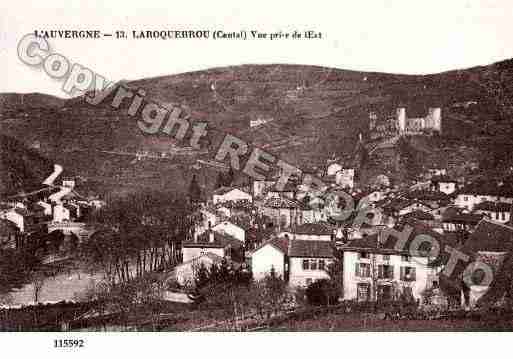 Ville de LAROQUEBROU, carte postale ancienne