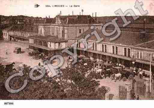 Ville de LIMOGES, carte postale ancienne